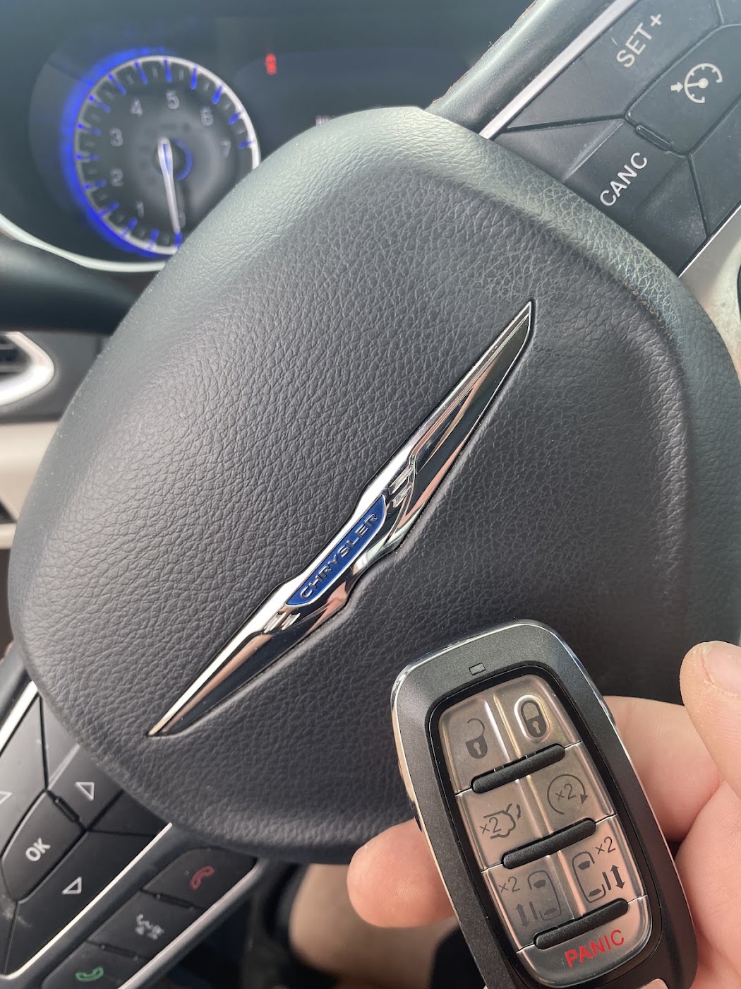 New smart key programmed for a Chrysler by TJ Lock and Key in Sioux Falls